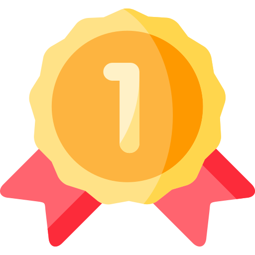 первое место